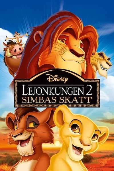 Lejonkungen 2: Simbas skatt (1998) Poster