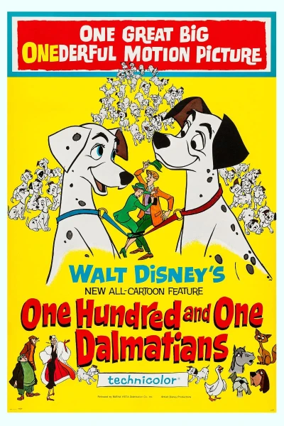 Pongo och de 101 dalmatinerna (1961) Poster