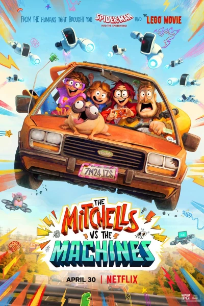 Familjen Mitchell mot maskinerna (2021) Poster