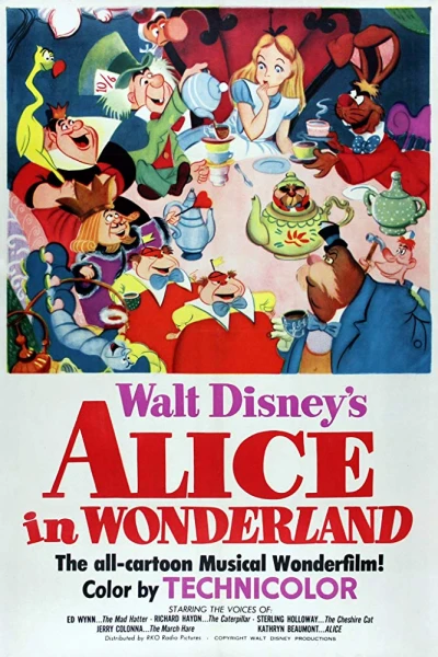 Alice i underlandet (1951) Poster