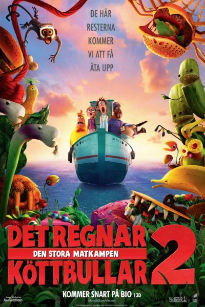 Det regnar köttbullar 2: Den stora matkampen (2013) Poster